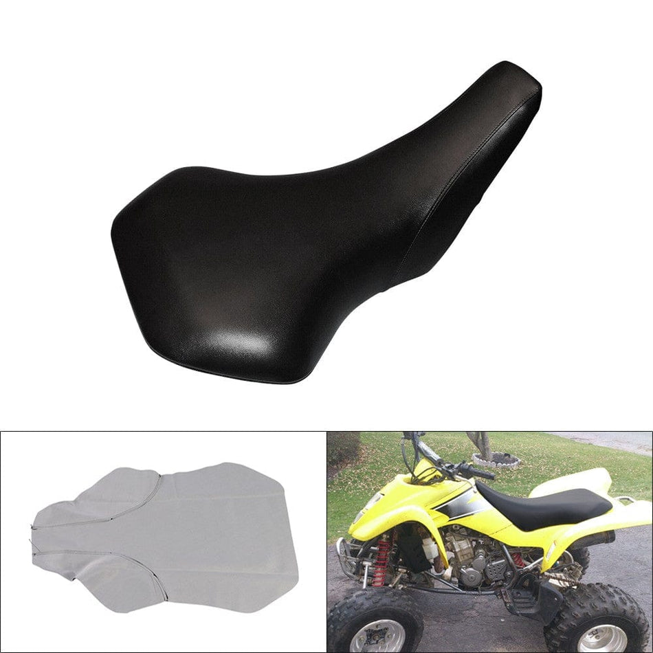 Replacement Synthetic Leather Black Seat Cover Fit For Suzuki LTZ 400 2003-08