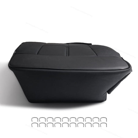 Replacement Vinyl Driver Bottom Seat Cover Fit For Lincoln Mark LT 2006-08 Black