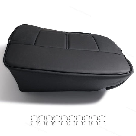 Replacement Vinyl Driver Bottom Seat Cover Fit For Lincoln Mark LT 2006-08 Black
