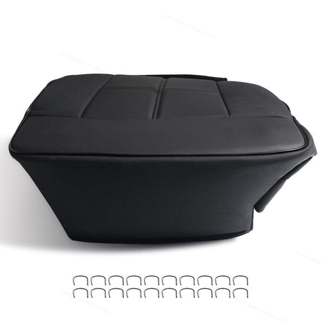Replacement Vinyl Driver Bottom Seat Cover Fit For Lincoln Mark LT 2006-08 Black