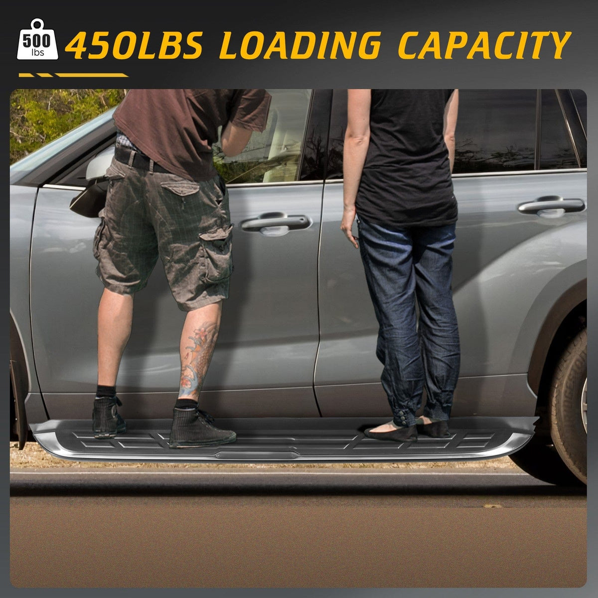 Running Board Side Step Nerf Bar Aluminum Fit For Toyota Highlander 2020-2025