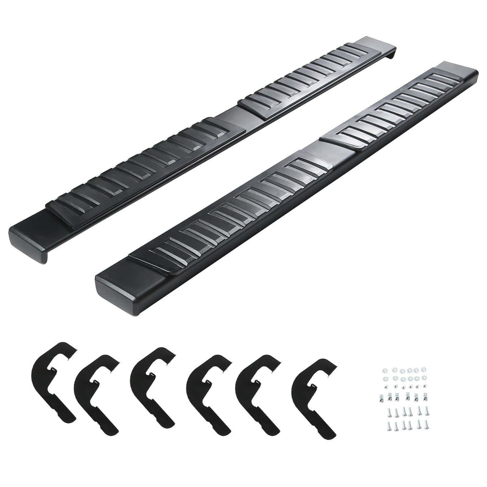 Running Boards fit for Chevy Sierra 1500 2007-2018 Crew Cab 6" 2PC