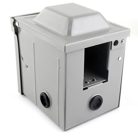 30 Amp 125 Volt RV Power Outlet Box, Enclosed Lockable Weatherproof NEMA TT-30R Outdoor Electrical Receptacle Panel, 30 Amp RV Receptacle for RV Camper Travel Trailer Motorhome Electric Car Generator