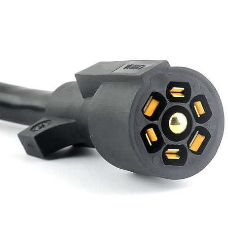 7-Way Plug Cord - RV Trailer Wiring Harness 10-14AWG