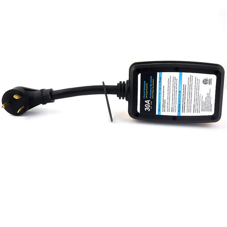 RV Surge Protector 30 Amp Smart RV Surge Protector with Waterproof Cover All-in-1 Circuit Analyzer Power Guard for RV, Camper, Trailer, Truck, Motorboat, Yacht, Mobilhome