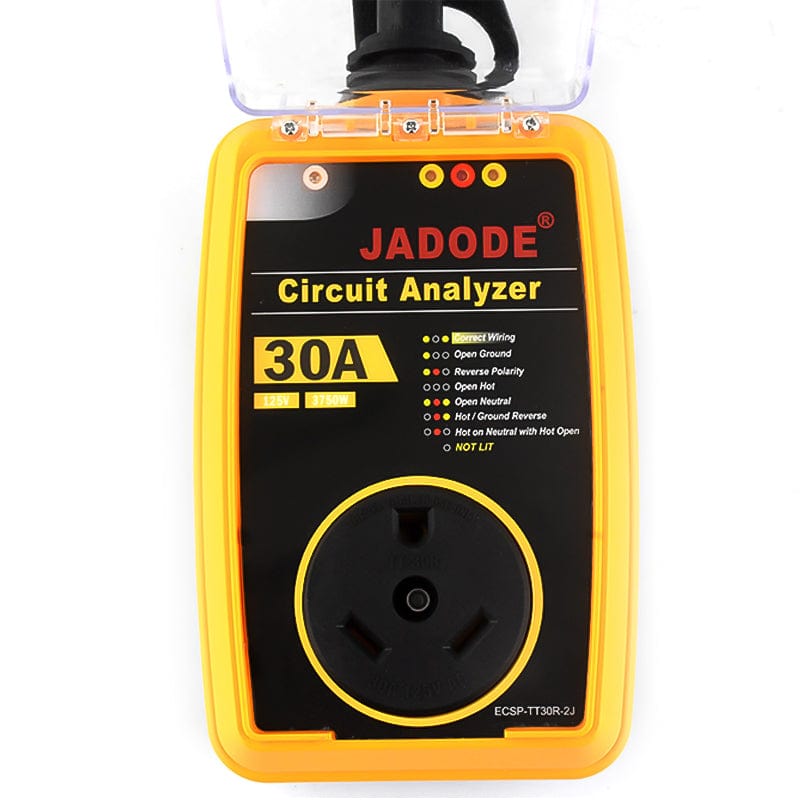 RV Surge Protector 30 Amp Smart RV Surge Protector with Waterproof Cover All-in-1 Circuit Analyzer Power Guard for RV, Camper, Trailer, Truck, Motorboat, Yacht, Mobilhome