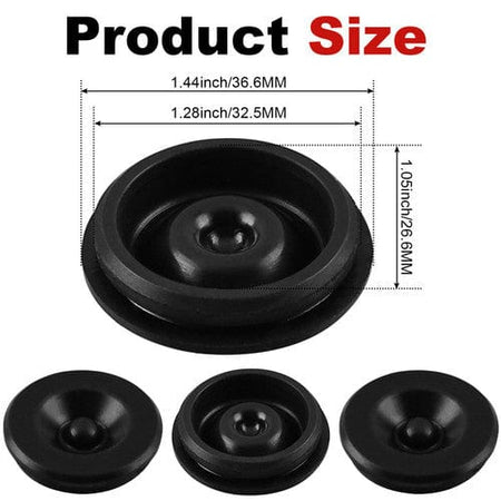 Trailer Axle Bearing Hub Cap Dust Cap Cup 2.72'' Grease Cover for 7000-8000 Pound