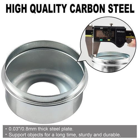 Trailer Axle Bearing Hub Cap Dust Cap Cup 2.72'' Grease Cover for 7000-8000 Pound