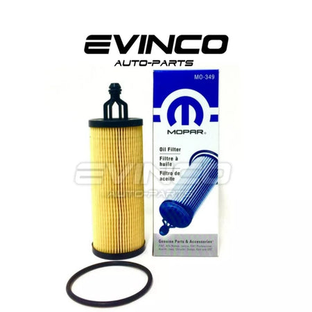Mopar MO-349 Oil Filter Cartridge for Chrysler Jeep Dodge RAM 3.2L 3.6L V6 Pentastar