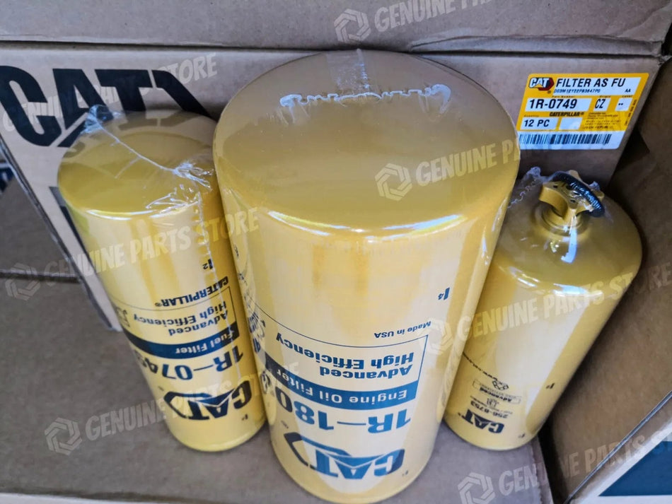 Genuine CAT Engine Filter Kit | Includes 1R-1808, 1R-0749, 256-8753 | Fits 3406, C15 Engines