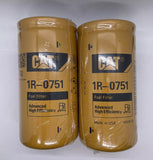 2 Pack CAT 1R-0751 Advanced High Efficiency Fuel Filters | Caterpillar 1R0751