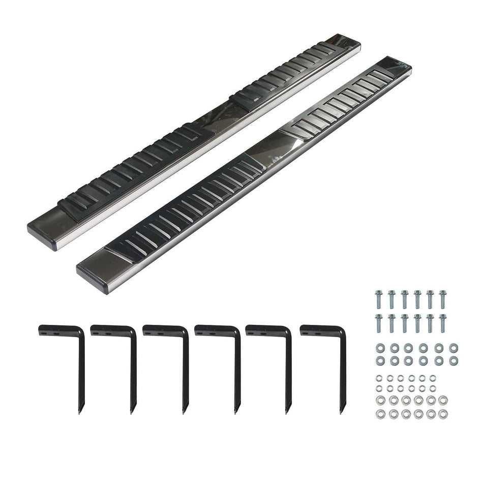 Set 6" Running Board Nerf Bar Side Steps Fit For NISSAN Frontier 2005-2023