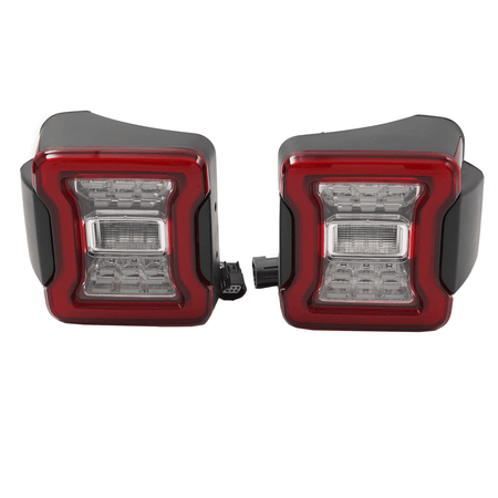 Set Rear Red Tail lights Fit For Jeep Wrangler JK JKU Rubicon Sahara Sport 07-18