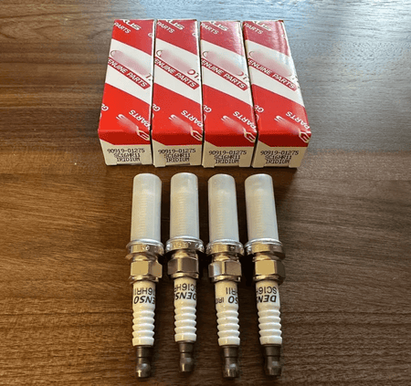 4PCS Genuine SC16HR11 90919-01275 Iridium Spark Plugs for Toyota Lexus