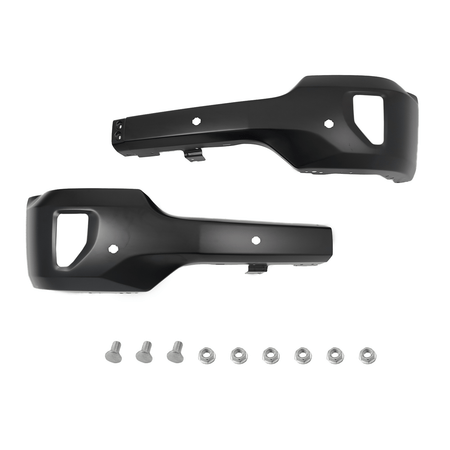 Steel Black Front Fit For Chevrolet Silverado 1500 16-18 Bumper Face Bar Parts