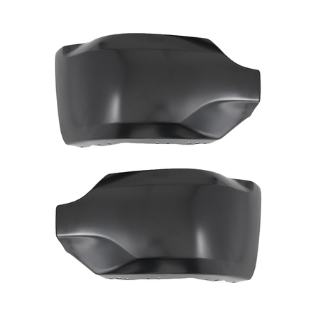 Steel Front Bumper Cover Face Bar Black Fit For Chevy Silverado 1500 2016-2019