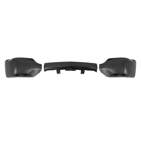 Steel Front Bumper Cover Face Bar Black Fit For Chevy Silverado 1500 2016-2019