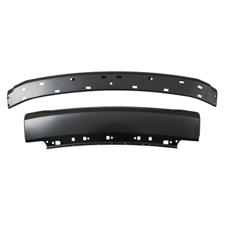 Steel Front Bumper Face Bar Black Fit For Ford F-250 F-350 2020-2022 W/Fog Hole
