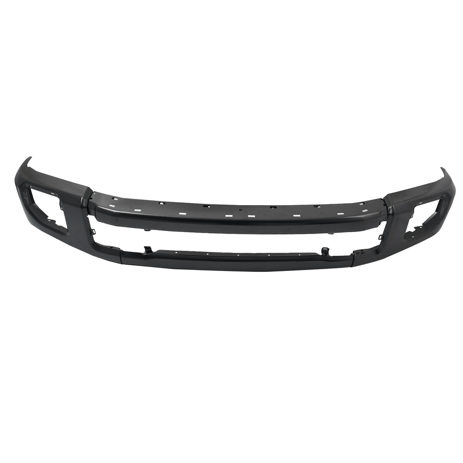 Steel Front Bumper Face Bar Black Fit For Ford F-250 F-350 2020-2022 W/Fog Hole