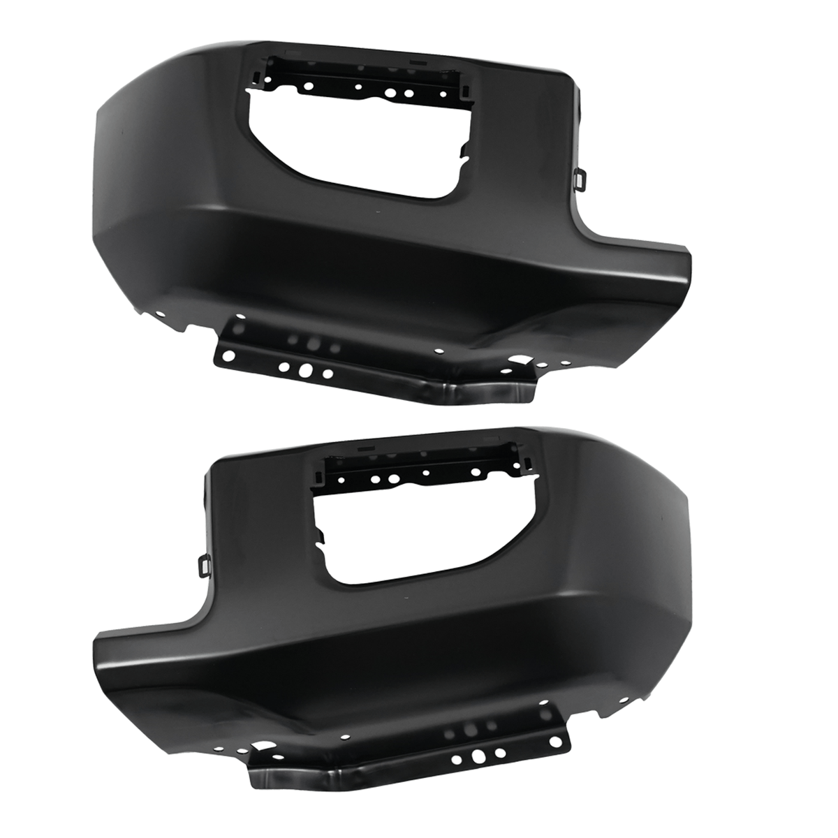 Steel Front Bumper Face Bar Black Fit For Ford F-250 F-350 2020-2022 W/Fog Hole