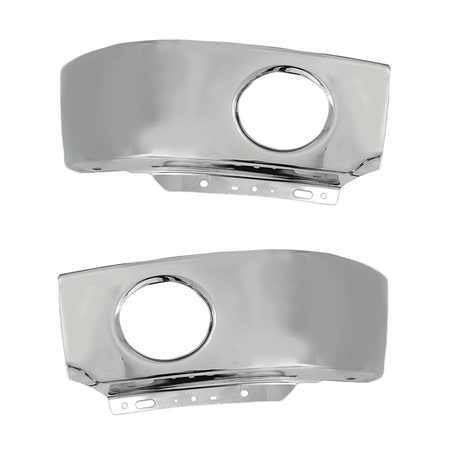 Steel Front Bumper Face Bar Fit For Ford F-150 Pickup 2006-2008 W/ Fog Holes
