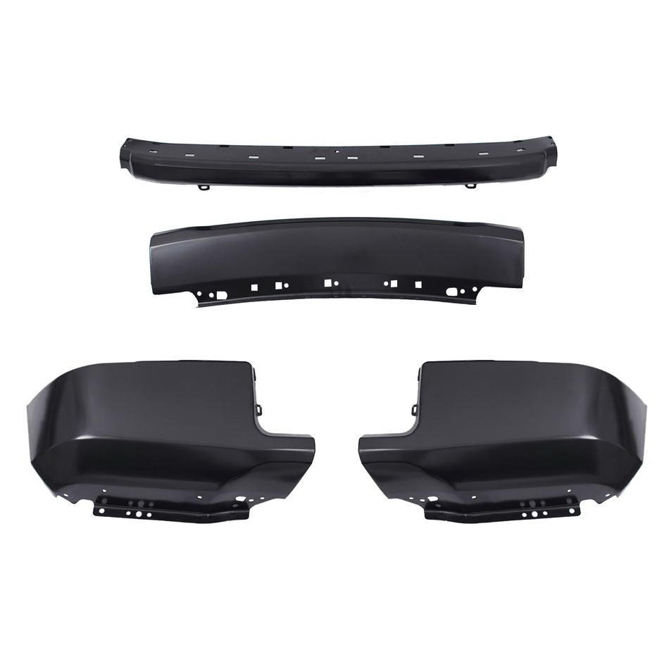 Steel Front Bumper Face Bar Fit For Ford F250 F350 2020-2022 W/ Fog Light Hole