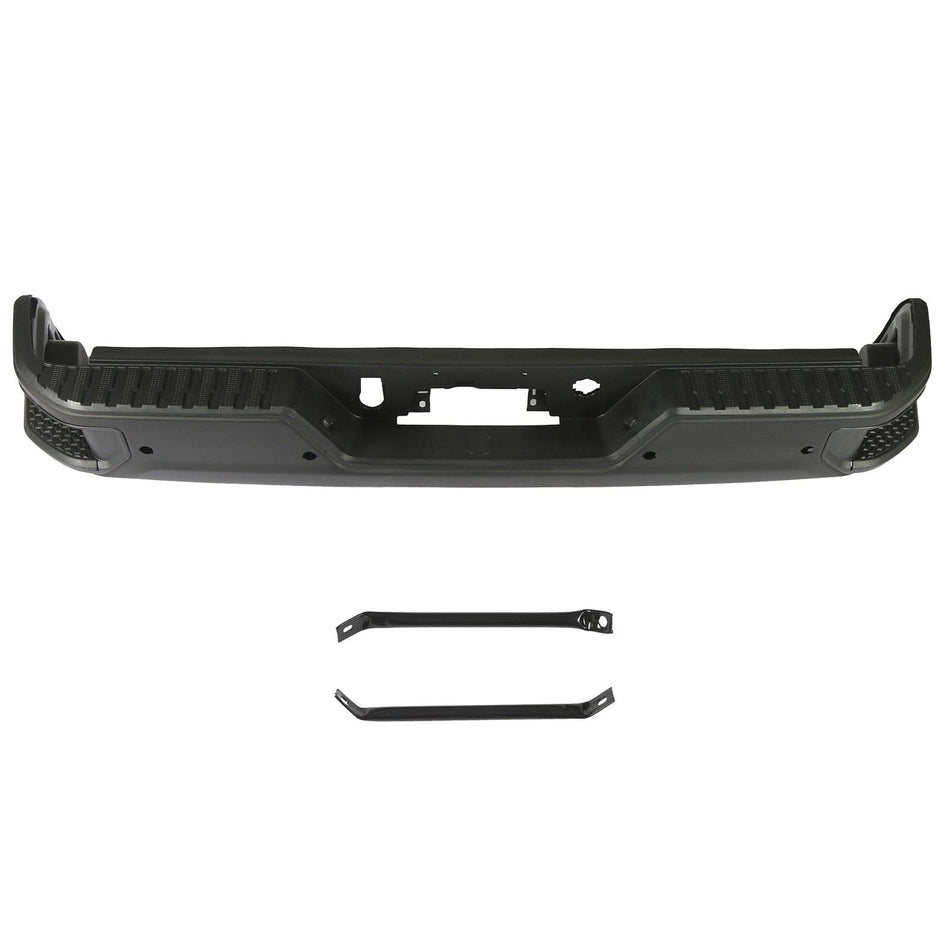 Steel Rear Step Bumper Assembly Fit For Chevy Silverado GMC Sierra 1500 2019-23