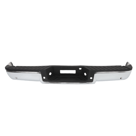Steel Rear Step Bumper Assembly Fit For Ford F-150 06-08 w/Sensor Holes Chrome