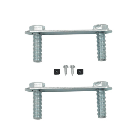 Steel Rear Step Bumper Assembly Fit For Ford F-150 06-08 w/Sensor Holes Chrome