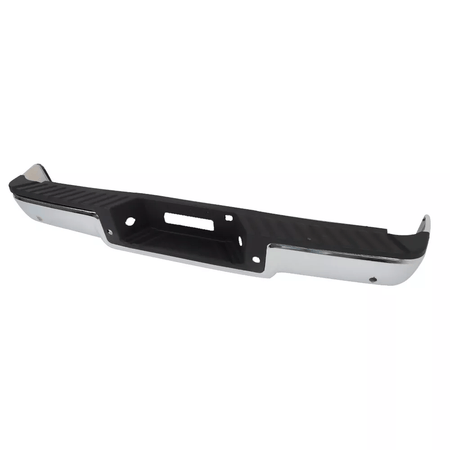 Steel Rear Step Bumper Assembly Fit For Ford F-150 06-08 w/Sensor Holes Chrome