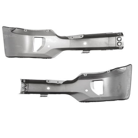 Steel W/ Holes Front Bumper Face Bar Fit For Chevy Silverado 1500 16-2018 Chrome