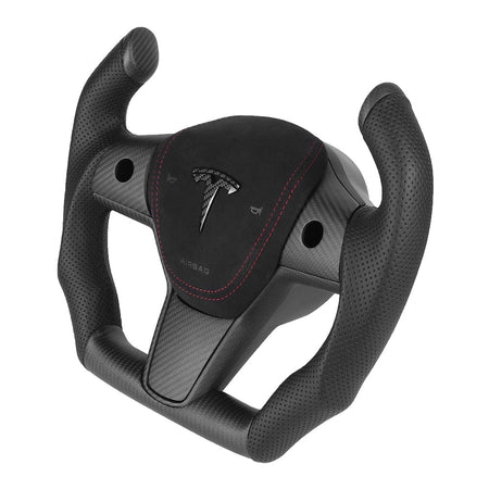 Custom Airplane Style Steering Wheel For Tesla Model 3/ Y