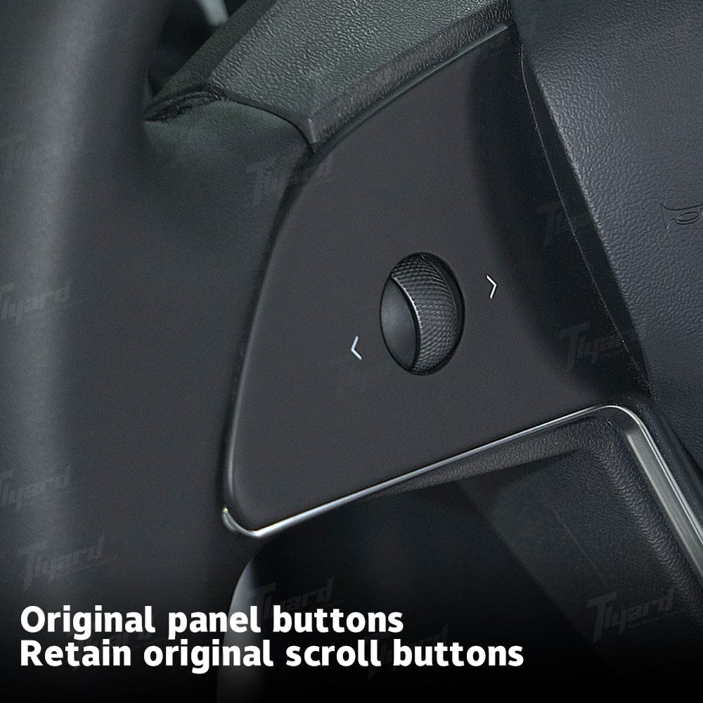 Cybertruck Style Steering Wheel for Tesla Model 3 & Model Y – CyberWheel Inspired by Cybertruck Design