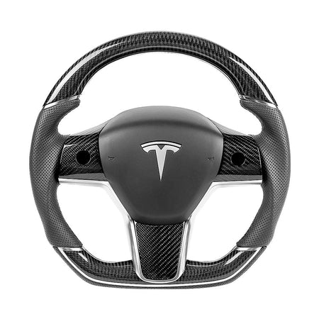 Model 3/ Y Modification Customize Round Heating Steering Wheel