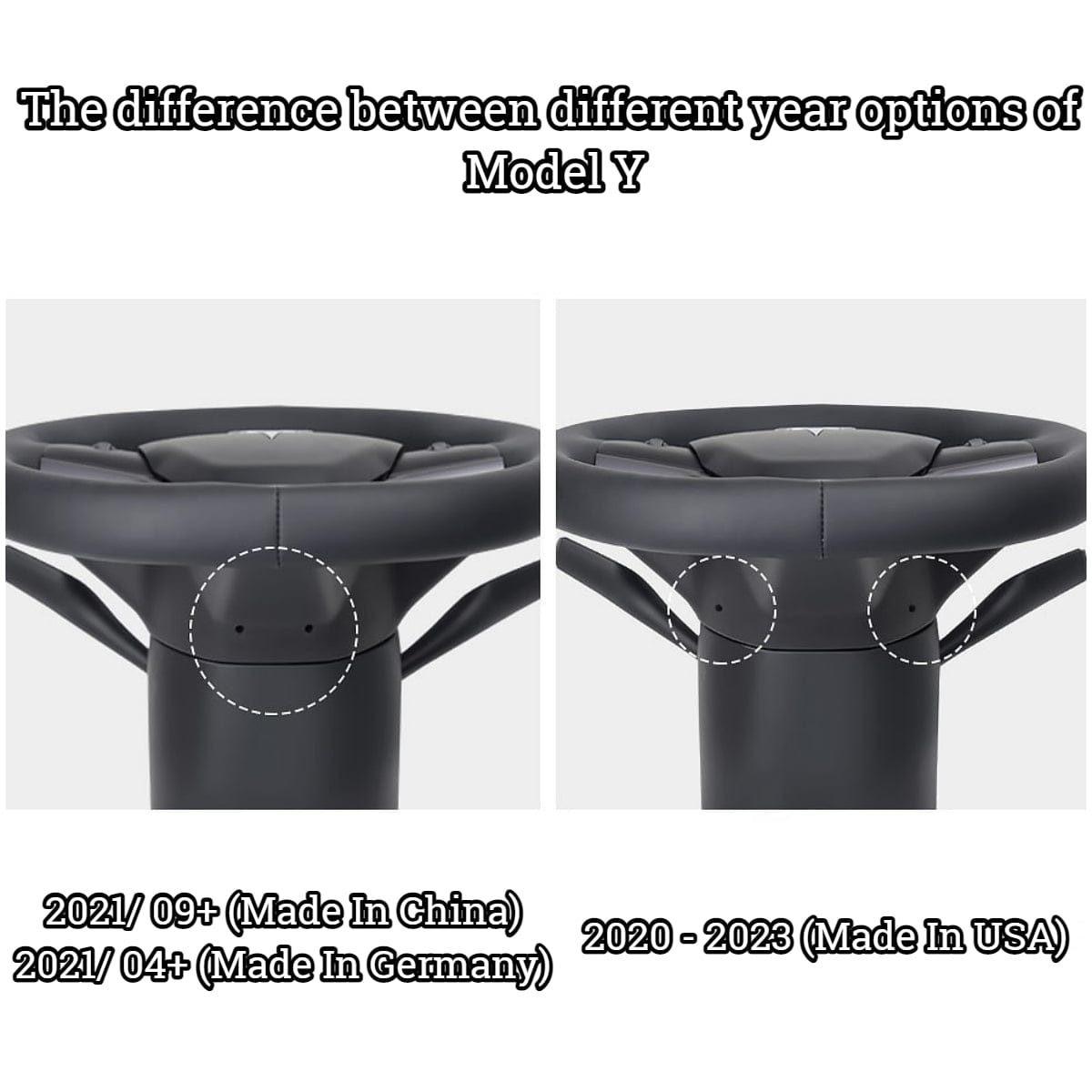 Model 3/ Y Modification Customize Round Heating Steering Wheel