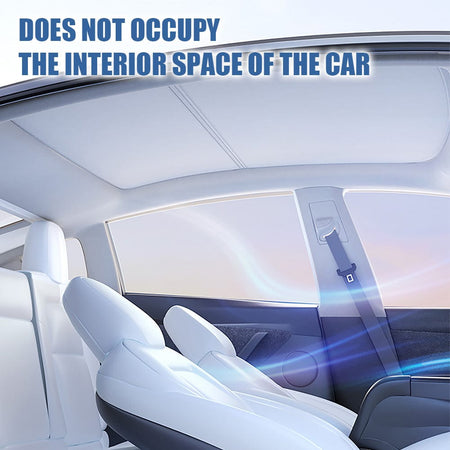 Model 3 & Y Electrostatic Adsorption Sunshade Glass Roof Shade Sun Protection