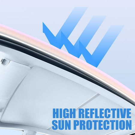 Model 3 & Y Electrostatic Adsorption Sunshade Glass Roof Shade Sun Protection
