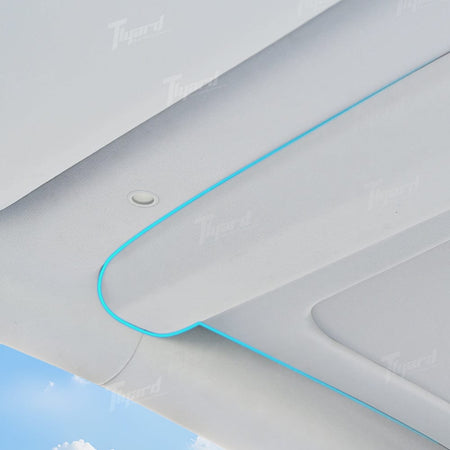 Tesla Model 3/Highland Voice Control Electric Retractable Roof Sunshade Dual-Zone UV Protection | Tlyard