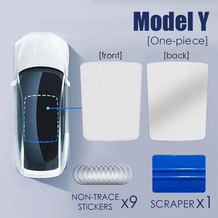 Tesla Model 3/Y Summer Combo: Electrostatic Sunshade + Cool Ventilated Seat Covers – Beat the Heat!