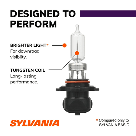 SYLVANIA 9005 XtraVision Halogen Headlight Bulbs - 2 Pack Set