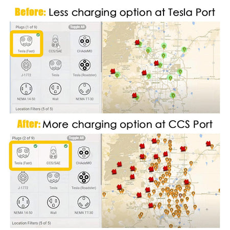 Tesla CCS Combo 1 Car Adapter USA Standard Fast Charging DC Charger