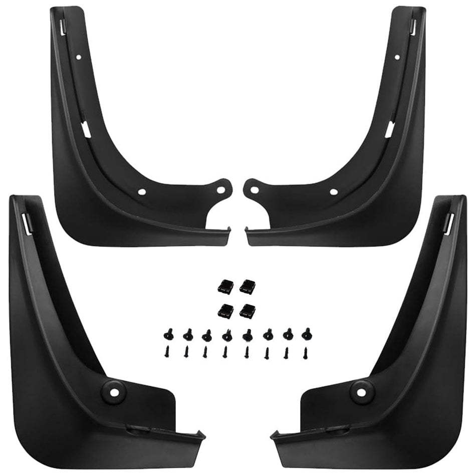 Tesla Model 3 Mud Flaps 2017-2023 No Drill, All-Weather Set