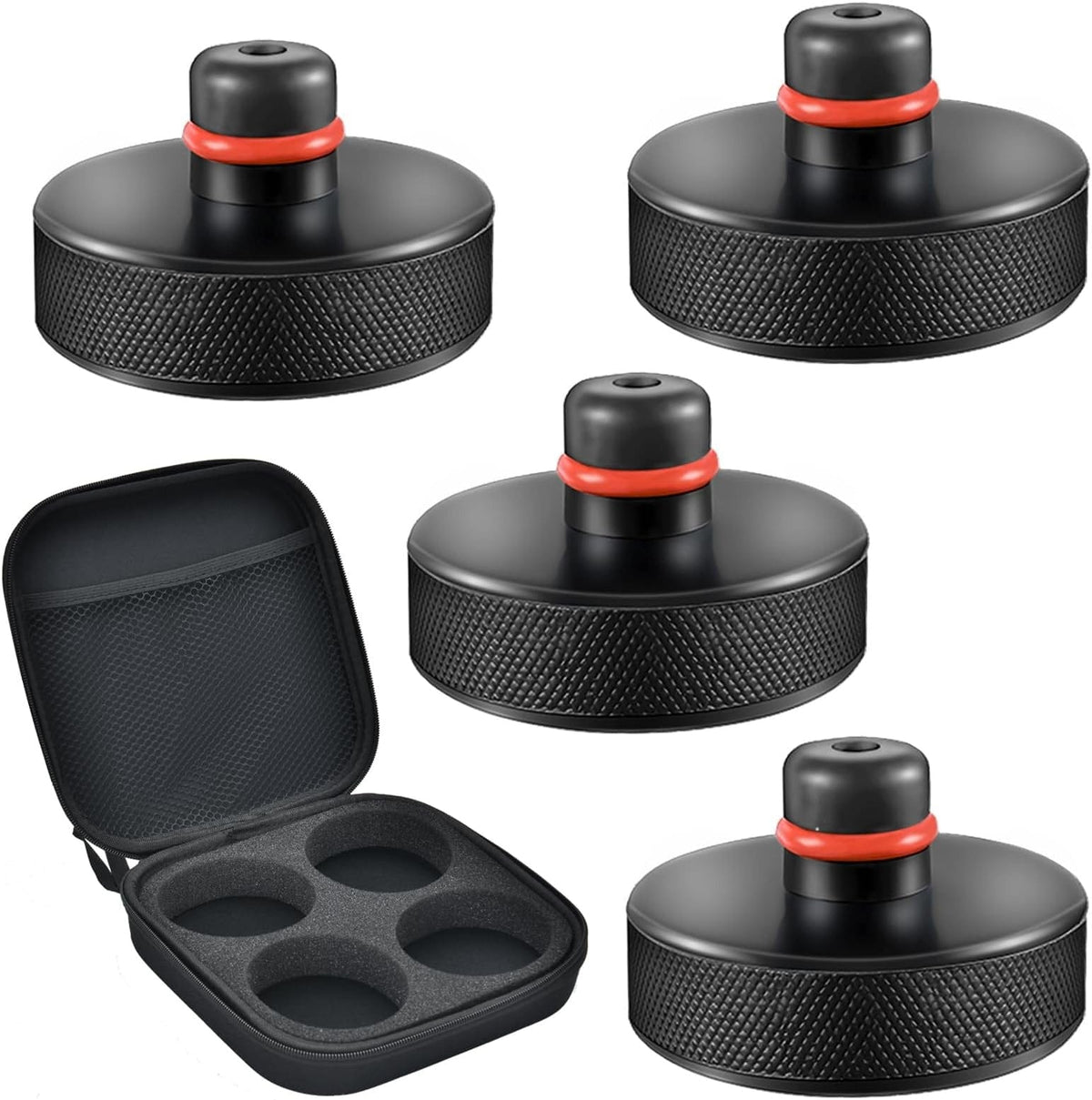 Tesla Model 3/S/X/Y Lifting Jack Pad 2013-2026 (4 Pucks with Case)