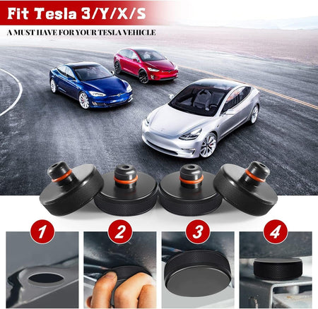 Tesla Model 3/S/X/Y Lifting Jack Pad 2013-2026 (4 Pucks with Case)
