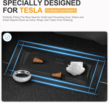 Tesla Model 3 & Y Backseat Air Vent Cover (2-Pack)