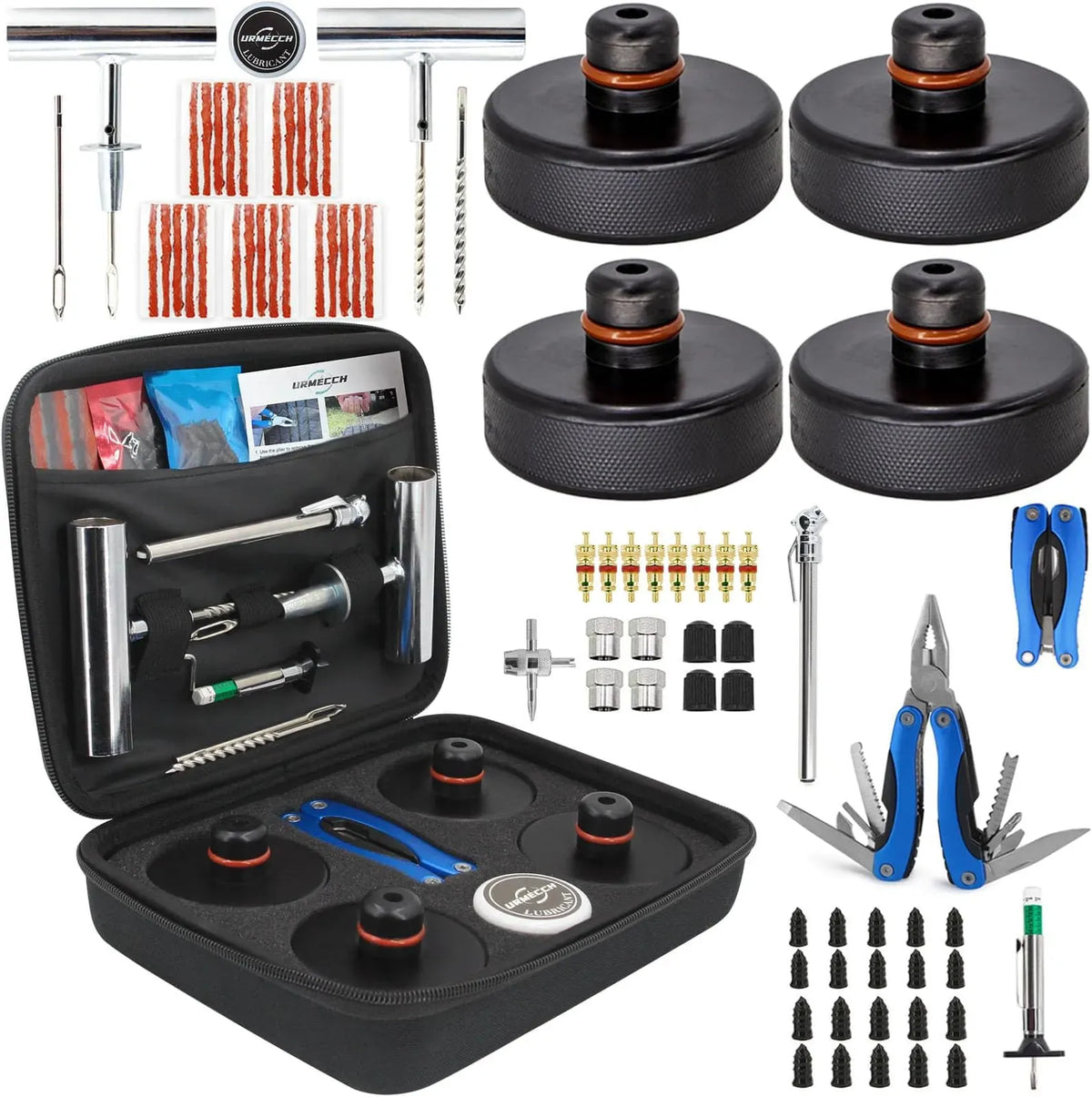 Tesla Model 3/Y/S/X Jack Pads (2016-2026) – Lifting Pucks & Case
