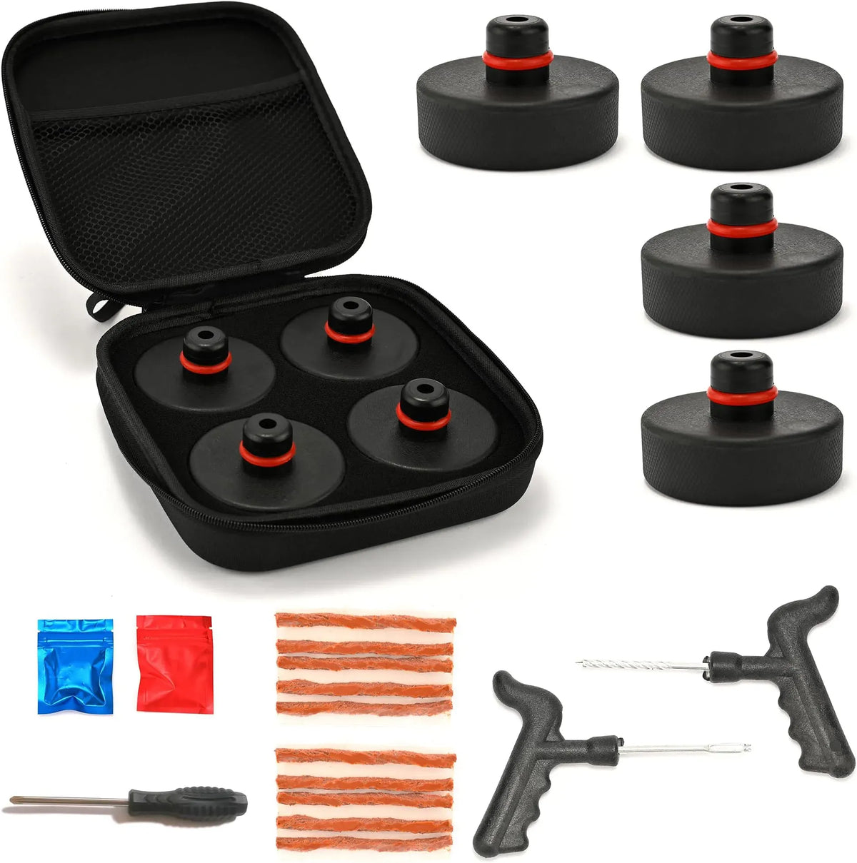 Tesla Model 3/Y/S/X Jack Pads (2016-2026) – Lifting Pucks & Case