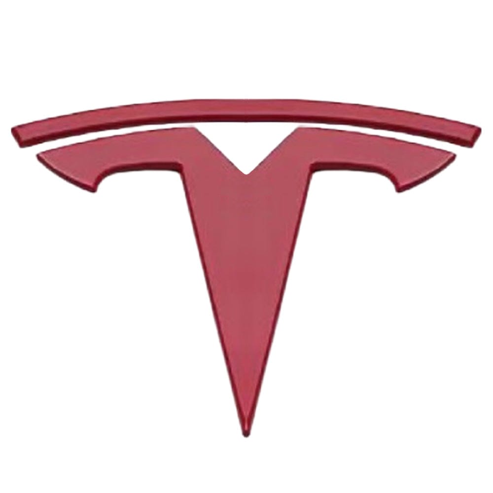 Tesla Model Y Front Hood Emblem Matte Black Frunk T Badge Upgrade