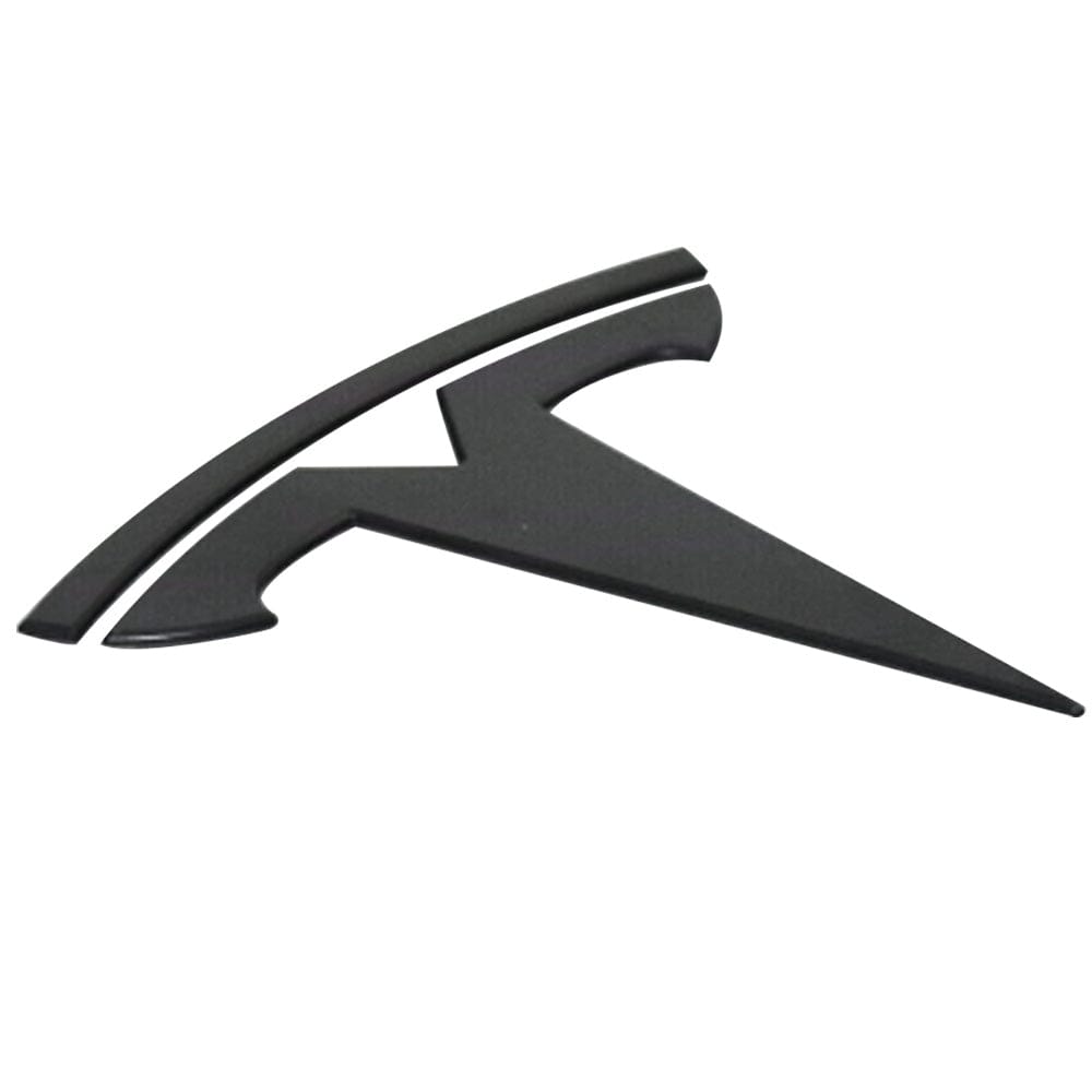 Tesla Model Y Front Hood Emblem Matte Black Frunk T Badge Upgrade