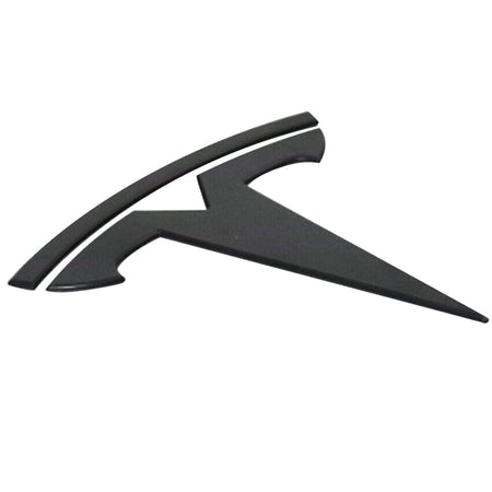 Tesla Model Y Front Hood Emblem Matte Black Frunk T Badge Upgrade